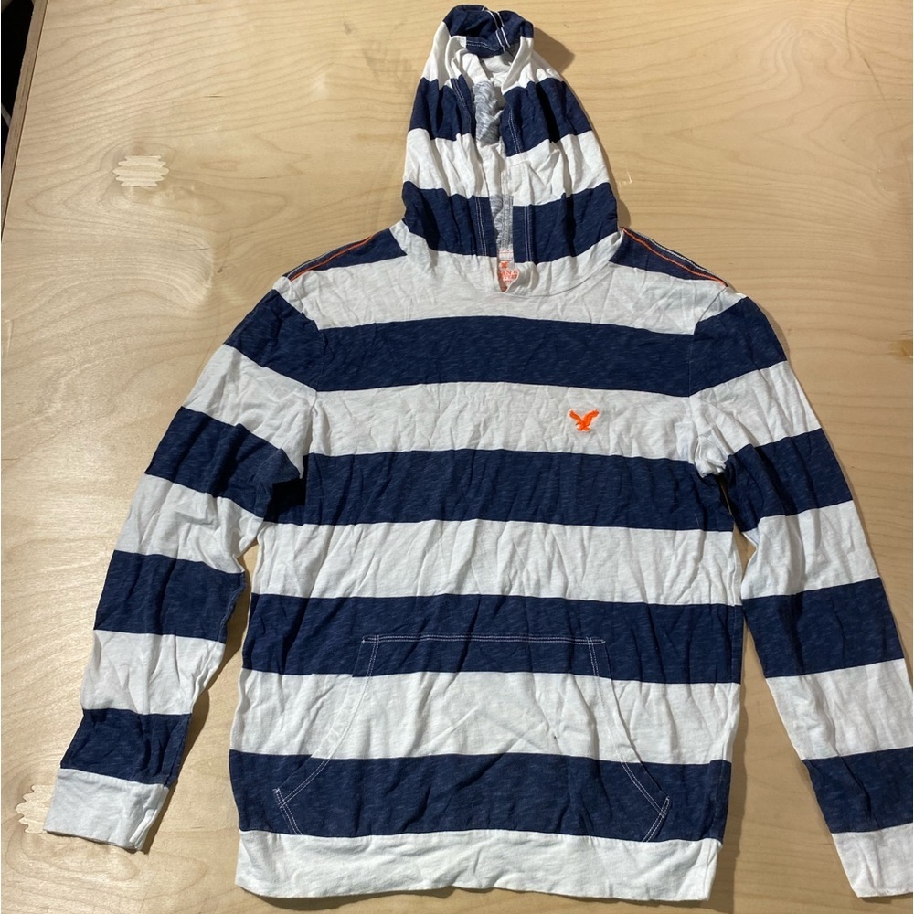American Eagle Pullover Hooded Tee XS (FK)